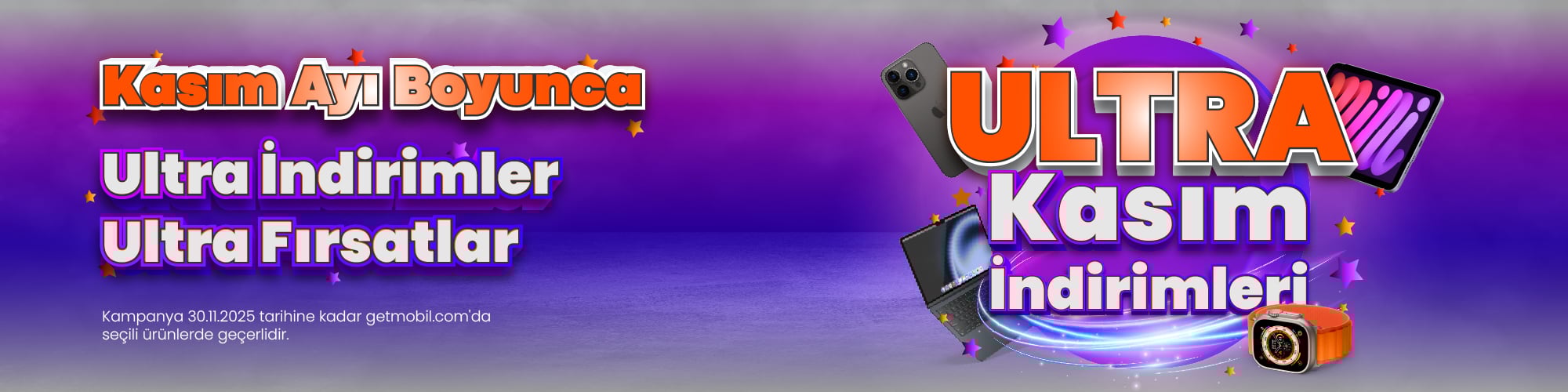 Ultra Kasım İndirimleri Başladı!