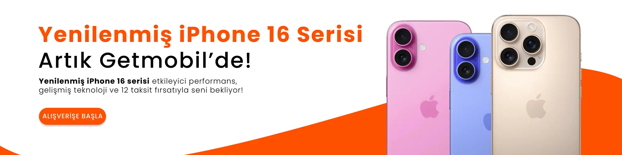 Yenilenmiş iPhone 16 Artık Getmobil'de!