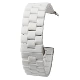 Nettech Apple Watch Seri 42/44 mm Uyumlu Metal Kordon (Beyaz) NT92288