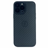 Nettech Apple iPhone 13 Pro Max Uyumlu Grand Karbon Seri Arka Koruma Kılıf (Siyah) NT100495
