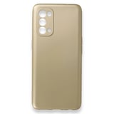 Nettech Oppo Reno 5 Pro Uyumlu Suide Arka Koruma Kılıf (Gold) NT84332