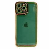 Nettech Apple iPhone 13 Pro Max Uyumlu Lüx Kristal Seri Arka Koruma Kılıf (Yeşil) NT97103