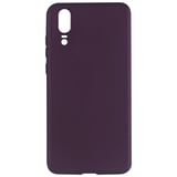 Nettech Huawei P20 Uyumlu Suide Arka Koruma Kılıf (Mürdüm) VR3157