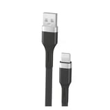 Teknonet TNDC05 Plastik 100 Cm Lightning Şarj ve Data Kablosu (Siyah) NT92571