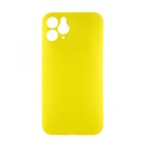 Nettech Apple iPhone 11 Pro Uyumlu Karbon Seri Arka Koruma Kılıf (Sarı) VR20153