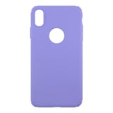 Nettech Apple iPhone XS Max Uyumlu Plane Seri Arka Koruma Kılıf (Mor) VR11674