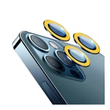 Nettech Apple iPhone 12 Pro Max Uyumlu FosFor Seri Kamera Cam Koruyucu (Sarı) NT95776