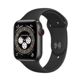 Apple Watch Series 6  Titanyum  44mm  Cellular  Gece yarısı