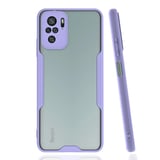 Nettech Xiaomi Redmi Note 10 Uyumlu Platin Seri Arka Koruma Kılıf (Lila) NT86618