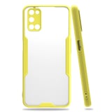 Nettech Oppo A92 Uyumlu Platin Seri Arka Koruma Kılıf (Sarı) NT86560