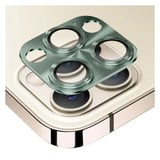 Nettech Apple iPhone 13 Pro Max Uyumlu Metalik Seri Kamera Cam Koruyucu (Yeşil) NT96978