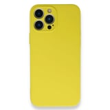 Nettech Apple iPhone 13 Pro Max Uyumlu Nano Arka Koruma Kılıf (Sarı) NT91707