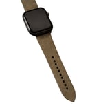 Nettech Apple Watch Seri 40/38 mm Uyumlu Deri Kordon (Yeşil) NT112239