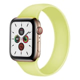 Nettech Apple Watch Seri 42/44 mm Uyumlu Silikon Kordon (Sarı) NT91409