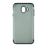 Nettech Samsung Galaxy J400 J4 Uyumlu Çerçeve Görünümlü Arka Koruma Kılıf (Siyah) VR10023