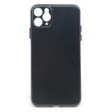 Nettech Apple iPhone 11 Pro Max Uyumlu Karbon Seri Arka Koruma Kılıf (Siyah) VR20160