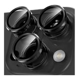 Nettech Apple iPhone 15 Pro Uyumlu Alüminyum Seri Kamera Cam Koruyucu (Siyah) NT105068