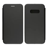 Nettech Samsung Galaxy S10E Uyumlu Lüx Seri Kapaklı Kılıf (Siyah) VR18205