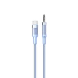 Nettech NTAC07 Plastik 100 Cm TypeC To Aux Kablosu (Mavi) NT108331