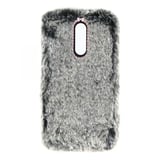 Nettech Huawei Mate 10 Lite Uyumlu Peluş Arka Koruma Kılıf (Siyah) VR12902