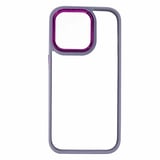 Nettech Apple iPhone 14 Pro Uyumlu Soft Akrilik Seri Arka Koruma Kılıf (Lila) NT97708