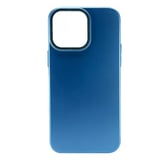 Nettech Apple iPhone 13 Pro Max Uyumlu Spray Metal Çerçeveli Deri Serisi Arka Koruma Kılıf (Sierra Mavisi) NT101587