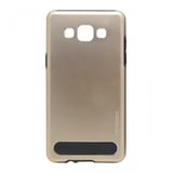 Nettech Samsung Galaxy E500 E5 2015 Uyumlu Motomo Arka Koruma Kılıf (Gold) NT3069