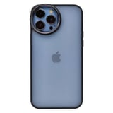 Nettech Apple iPhone 13 Pro Max Uyumlu Master Silindir Seri Arka Koruma Kılıf (Siyah) NT95486