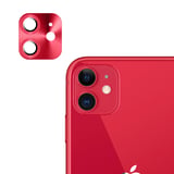 Nettech Apple iPhone 12 Uyumlu Metalik Seri Kamera Cam Koruyucu (Kırmızı) NT90371