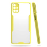 Nettech Samsung Galaxy M31S Uyumlu Platin Seri Arka Koruma Kılıf (Sarı) NT84392