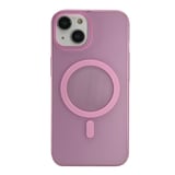 Nettech Apple iPhone 15 Plus Uyumlu NTN010 Slim Magsafe Arka Koruma Kılıf (Pembe) NT104496