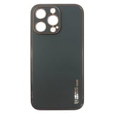 Nettech Apple iPhone 13 Pro Uyumlu Coco Leather Seri Arka Koruma Kılıf (Yeşil) NT90460