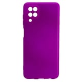 Nettech Samsung Galaxy A12 Uyumlu Nano Arka Koruma Kılıf (Mor) NT87289