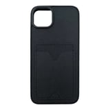 Nettech Apple iPhone 15 Pro Max Uyumlu NTN028 Deri Kartlık Arka Koruma Kılıf (Siyah) NT107236