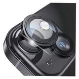 Nettech Apple iPhone 14 Uyumlu Safir Lens Kamera Cam Koruyucu (Siyah) NT103554
