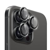 Nettech Apple iPhone 16 Pro Max Uyumlu Safir Lens Kamera Cam Koruyucu (Siyah) NT110820