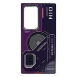 Nettech Samsung Galaxy S24 Ultra Uyumlu NTN043 Arka Koruma Kılıf (Mor) NT108410