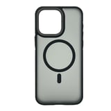 Nettech Apple iPhone 14 Pro Uyumlu Metal Çerçeveli Skın Frıendly Magsafe Seri Arka Koruma Kılıf (Siyah) NT101973