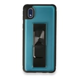 Nettech Samsung Galaxy A01 Core Uyumlu MicroCase Mıknatıs Yüzüklü Arka Koruma Kılıf (Turkuaz) NT86955