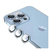 Nettech Apple iPhone 14 Pro Max Uyumlu Diamond Taşlı Model Kamera Cam Koruyucu (Mavi) NT98361