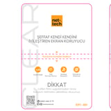 Nettech Uyumlu Ön Koruma Telefon Mat Kesme Nano Ekran Koruyucu (Şeffaf) NT85101