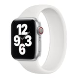 Nettech Apple Watch Seri 40/38 mm Uyumlu Silikon Kordon (Beyaz) NT85355
