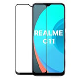 Nettech Realme C11 4G Uyumlu 5D Glas Full Cam Koruyucu (Siyah) NT98515