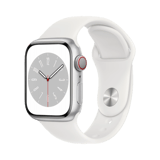 Apple Watch Series 8  Alüminyum  41mm  Cellular  Gümüş