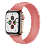 Nettech Apple Watch Seri 42/44 mm Uyumlu Silikon Kordon (Pembe) NT91410
