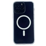 Nettech Apple iPhone 14 Pro Max Uyumlu Locik Magsafe Arka Koruma Kılıf (Beyaz) NT103140