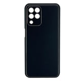 Nettech Samsung Galaxy M33 Uyumlu Coco Leather Seri Arka Koruma Kılıf (Siyah) NT102135