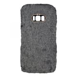 Nettech Samsung Galaxy G950 S8 Uyumlu Peluş Arka Koruma Kılıf (Gri) VR12900