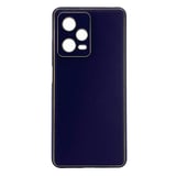 Nettech Xiaomi Redmi Note 12 Uyumlu Coco Leather Seri Arka Koruma Kılıf (Derin Mor) NT99944