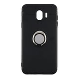 Nettech Samsung Galaxy J400 J4 Uyumlu Ravel Seri Arka Koruma Kılıf (Siyah) VR11746